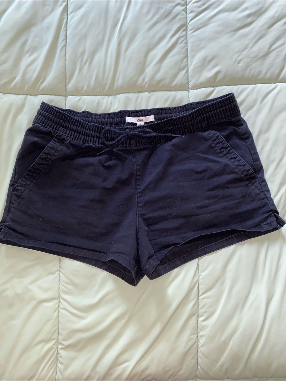 Vans Women's Blue Drawstring Shorts